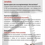 FENAJ Flyer Eletrônico Campanha Diploma