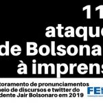 novo 116 ataques de Bolsonaro à imprensa