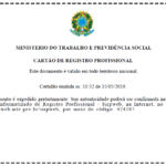 Registro Profissional