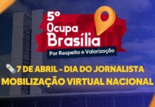 FENAJ convoca jornalistas para mobilização virtual no dia 7 de abril em defesa da PEC do Diploma e contra a Lei do Multimídia
