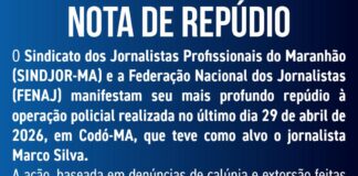NOTA DE REPÚDIO