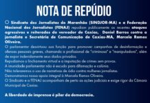 NOTA DE REPÚDIO