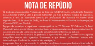 Sindicato dos Jornalistas do Maranhão e FENAJ repudiam agressões a profissionais de imprensa em São Luís