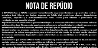 SINDJOR-MA e FENAJ repudiam graves intimidações perpetradas contra o jornalista José Xânxa