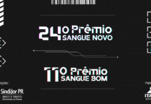 SindijorPR realiza entrega dos Prêmios Sangue Bom e Sangue Novo no dia 7 de agosto; edição de 2026 contou com 189 inscritos