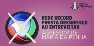 Rede Record presta desserviço ao entrevistar agressor de Maria da Penha