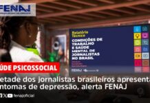 Metade dos jornalistas brasileiros apresenta sintomas de depressão, alerta FENAJ