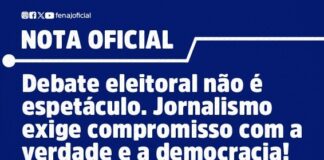 Debate eleitoral não é espetáculo. Jornalismo exige compromisso com a verdade e a democracia!